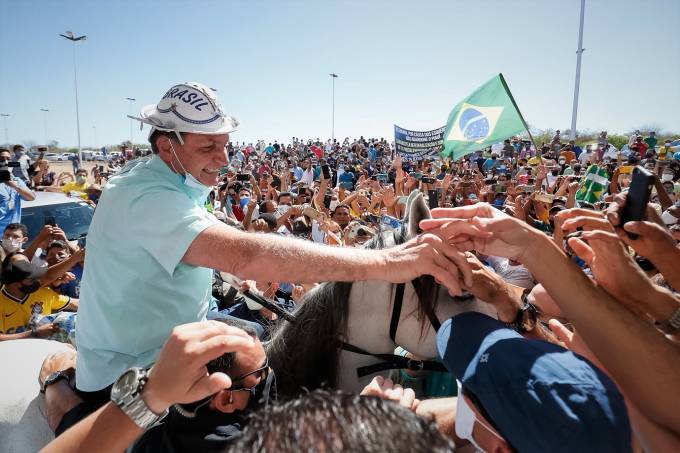 BOLSONARO: apoio ao presidente no Nordeste passou de 17% para 33% após o início do pagamento do auxílio emergencial