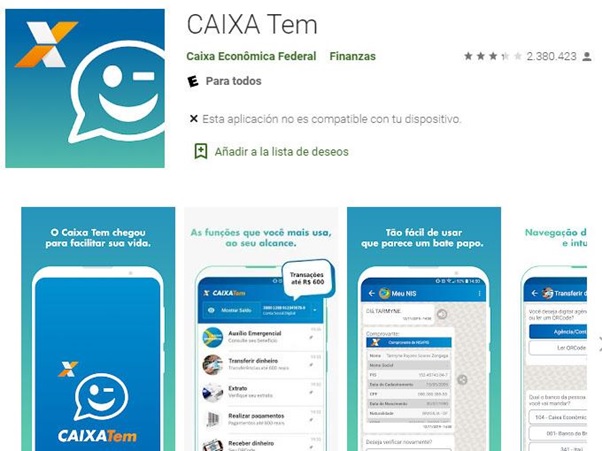 Baixe o app oficial da Caixa para sacar o Auxílio Emergencial Baixe o app oficial da Caixa para sacar o Auxílio Emergencial