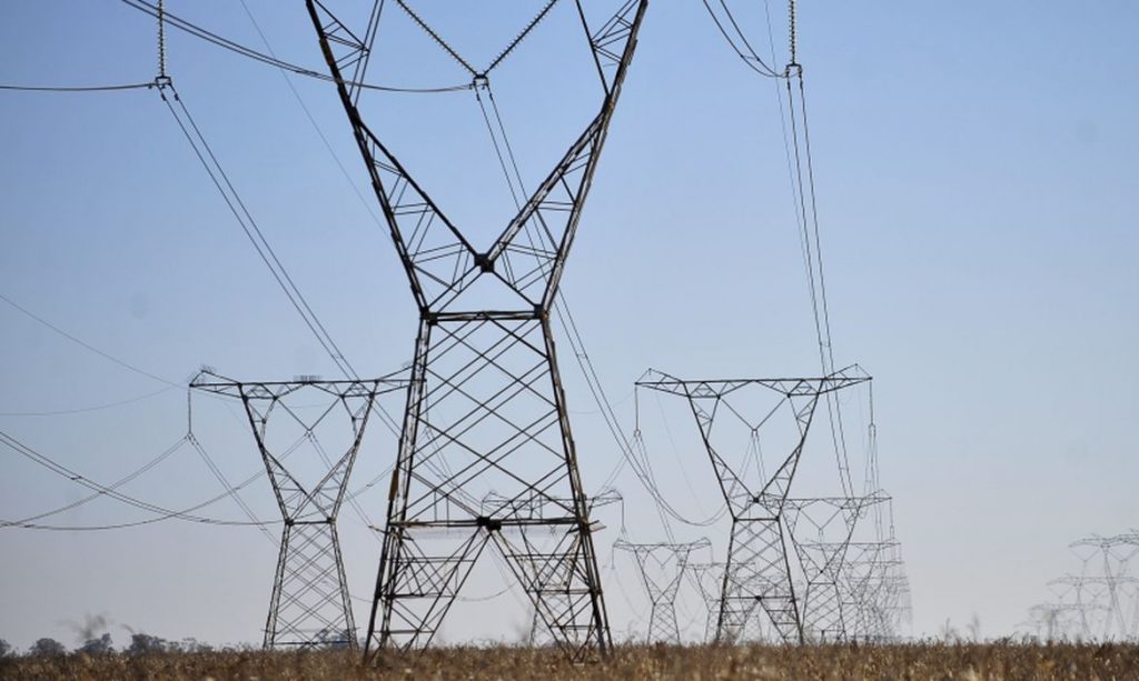 Energia linha de transmissão