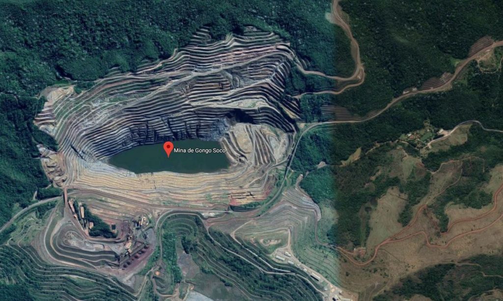 Barragem Sul Superior da Mina de Gongo Soco, em Barão de Cocais