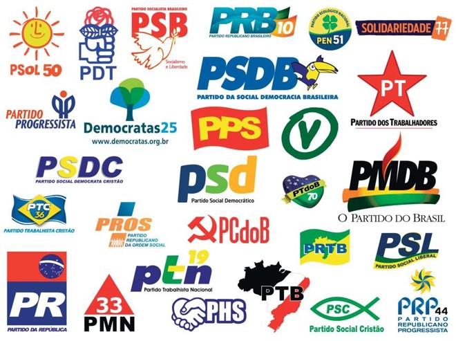 Brasil deve ter menos partidos políticos com o fim de coligações - Voz do  Bico