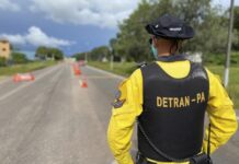 Detran monta barreiras para fiscalização durante Semana Santa no Pará
