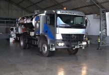 O novo caminhão-tanque é um investimento do Estado na ampliação da eficiência dos serviços prestados pelo Graesp à população