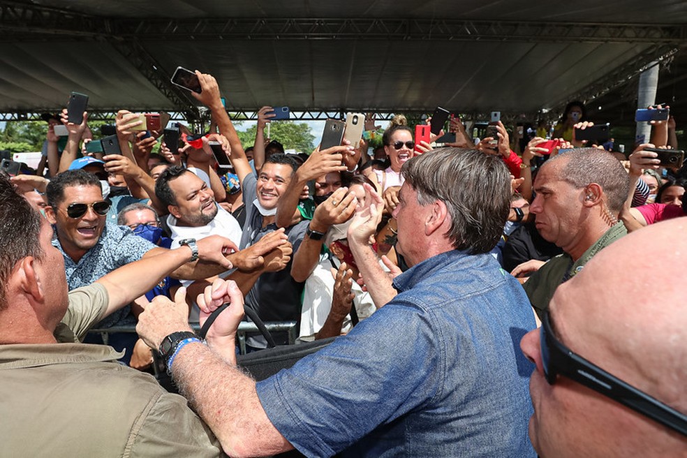 Bolsonaro em cerimônia de entrega de Títulos de Propriedade Rural no estado do Maranhão