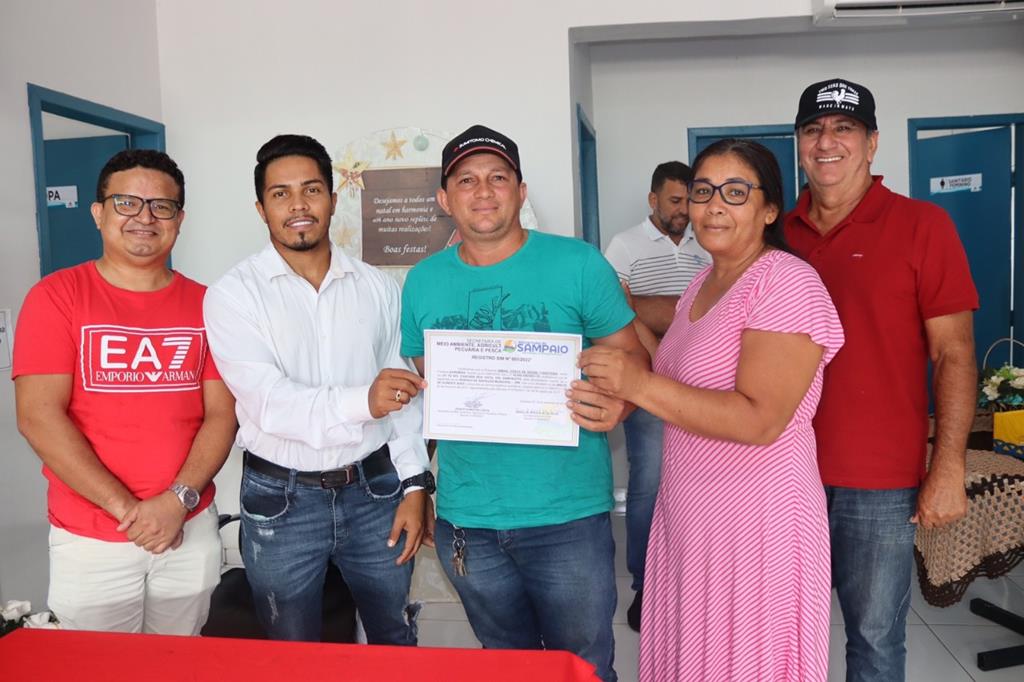 Prefeitura de Sampaio concede o primeiro certificado do Registro no ...