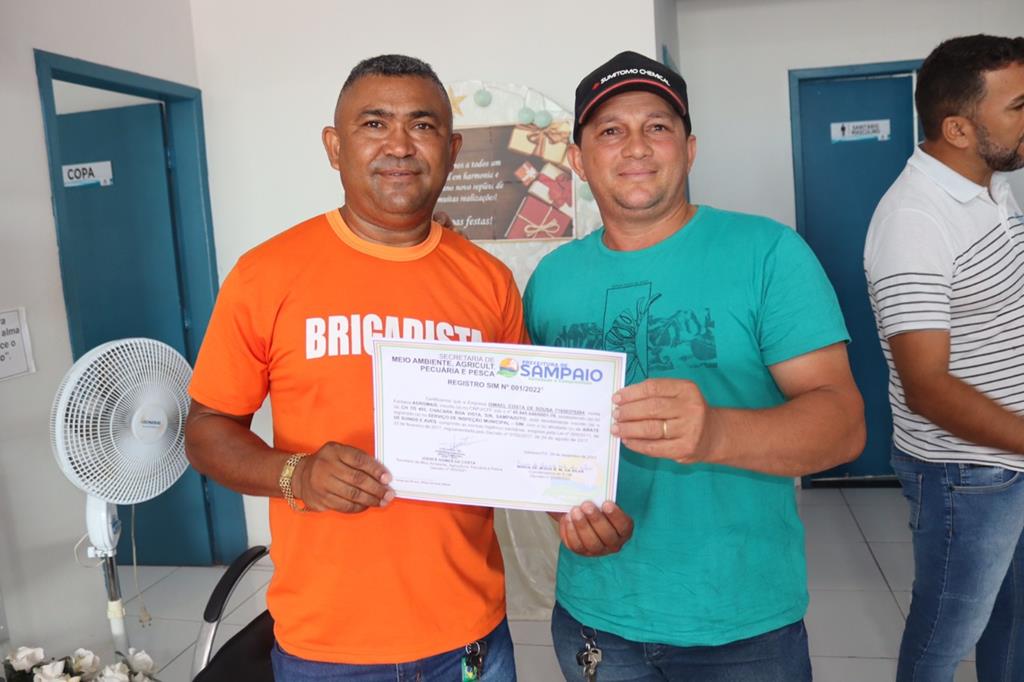 Prefeitura de Sampaio concede o primeiro certificado do Registro no ...