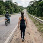 mulher-praticando-exercicios-caminhadas-as-margnes-de-rodovia-imagem-criada-por-ia-gemini